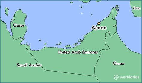 Where is Ajman, The United Arab Emirates? / Ajman, Ajman Map ...