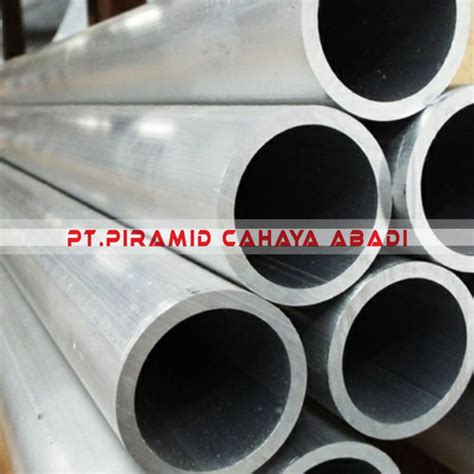 Jual Pipa ALUMINIUM Seamless Polos Putih Jakarta Pusat PT PIRAMID