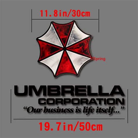 Buy YSpring Resident Evil Car Front Cover Decal Umbrella Corporation