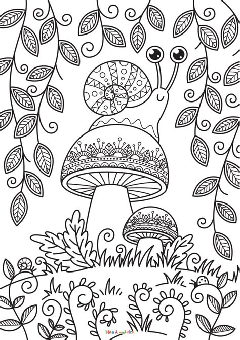 coloriage d un champignon 04 un dessin de Tête à modeler