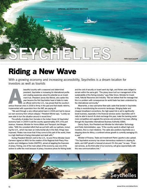 SEYCHELLES: Riding a New Wave - Fortune Media