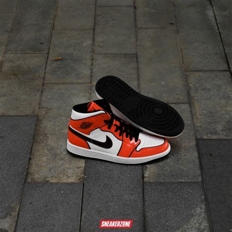 Nike Air Jordan 1 Mid Se Turf Orange Dd6834 802 Sneakerzonevn