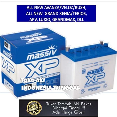 Jual Aki Mobil Massiv Xp Ns Avanza Xenia Terios Rush Apv Luxio