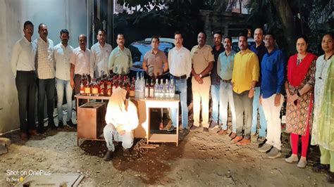 Pune State Excise Depts Action Premium Quality Liquor Valuables