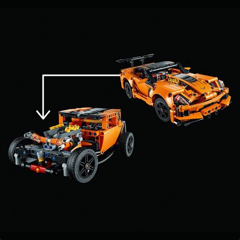 Lego Technic Chevrolet Corvette Zr Race Car In Hot Rod Toy