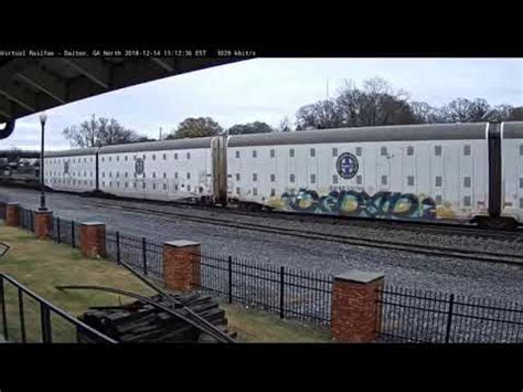 Trains On Virtual Railfans Dalton Ga And Tvrm Cameras Youtube