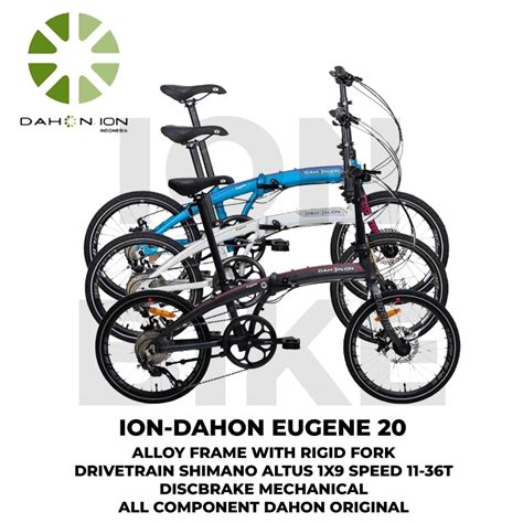 Jual Sepeda Lipat Dahon Ion Eugene Terbaru Seli Speed Murah