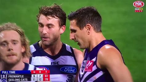 Last 41 Seconds Geelong Vs Fremantle Round 17 2016 Youtube