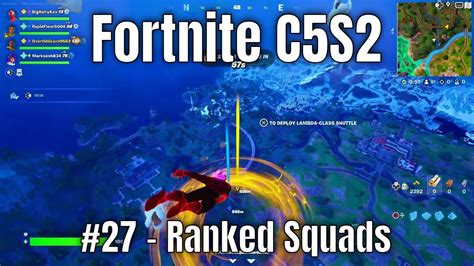 Fortnite C S Ranked Squads Youtube