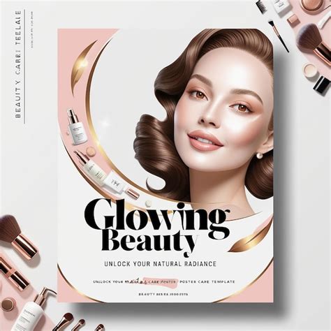 Beauty Care Poster Template Premium Ai Generated Image