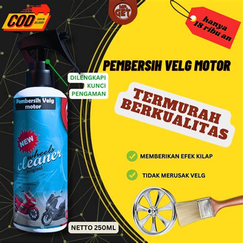 Jual Pengkilappembersih Velg Velg Motor Kendaraan Penghilang Kerak