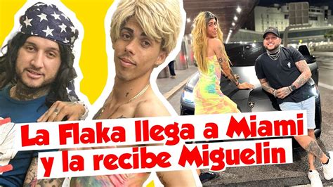 Miguelin Y Sus Locuras Se Encuentran En Miami Con La Flaka Veronica