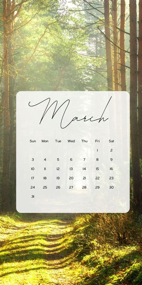 March Calendar Wallpaper Cute Backgrounds For Anjahome In