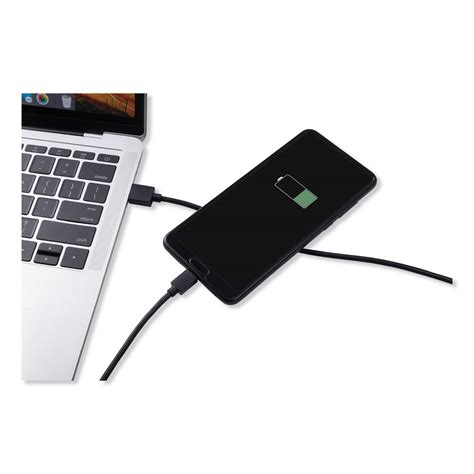 USB to USB-C Cable, 10 ft, Black - Louisiana Association for the Blind