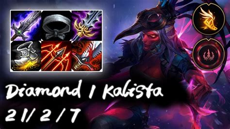 Diamond Kalista Adc Vs Miss Fortune Korea High Elo Replays Youtube