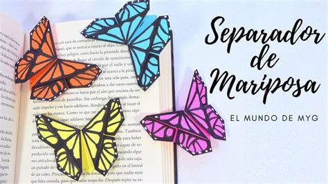 Separador De Libros De Mariposa Butterfly Bookmark Origami El Mundo