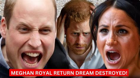 Meghan Panics Furious William S Gives Conditions To Harry For Return