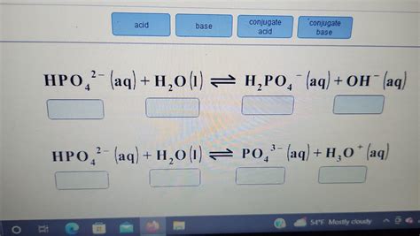 Solved Hpo42−aqh2ol⇌h2po4−aqoh−aq