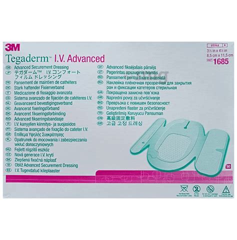 3m 1685 Tegaderm Iv Advanced Dressing Film 85cm X 115cm Buy Box Of