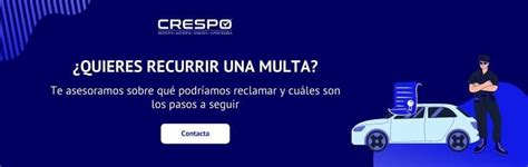 Cómo recurrir una multa de tráfico Grupo Crespo Gestión