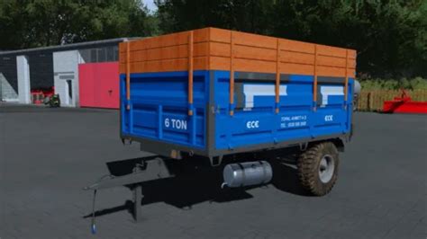 FLIEGL VANTRAILER WOOD WITH AUTOLOAD V1 0 FS22 Mod