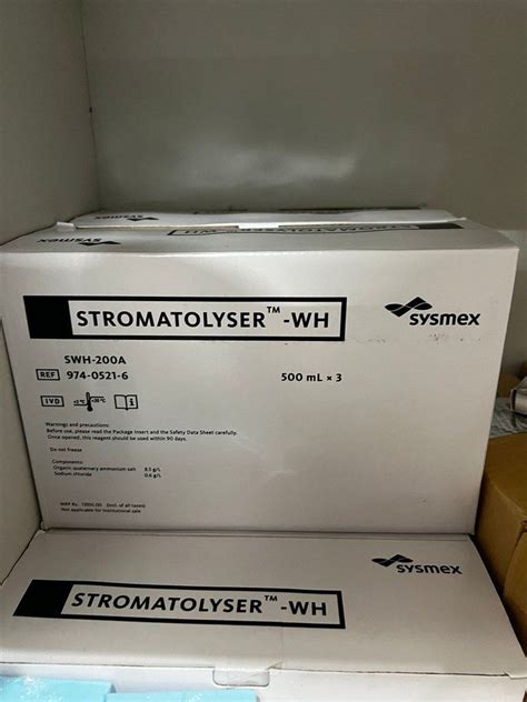 Sysmex Stromatolyser Wh 500 Ml At Rs 3550piece Haematology Reagents In Bengaluru Id