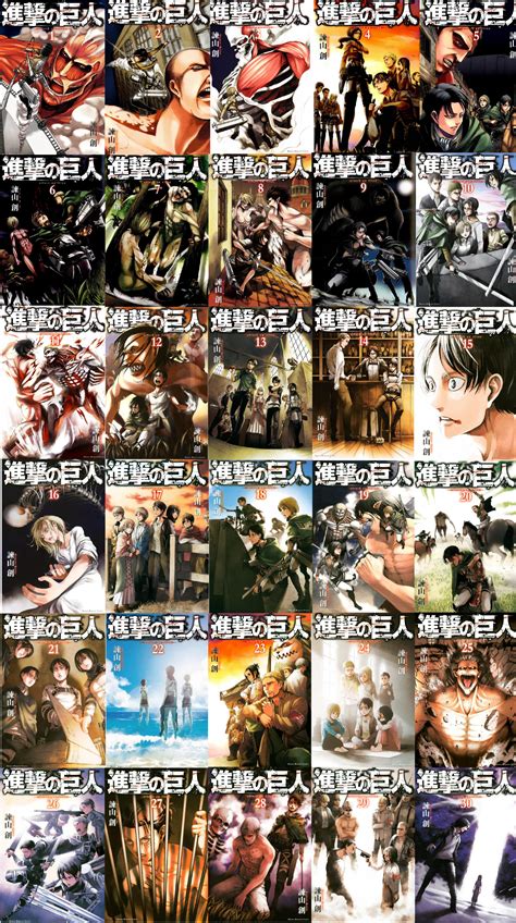 Manga Spoilers Shingeki No Kyojin Volume 1 To 30 Rshingekinokyojin