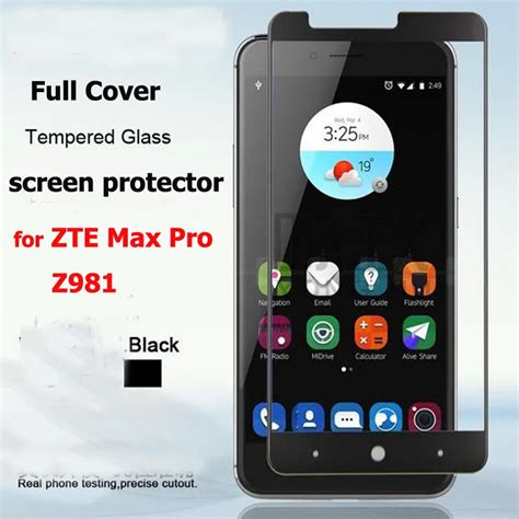 Front Full Cover Tempered Glass Screen Protector For Zte Max Pro Z981