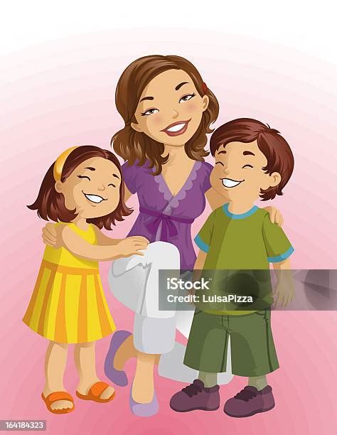 구슬눈꼬리 Chldren 가족에 대한 스톡 벡터 아트 및 기타 이미지 가족 남성 딸 Istock