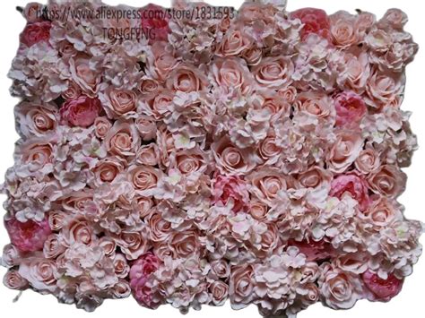 10 teile los hochzeit dekoration künstliche seide rosen blumen wand