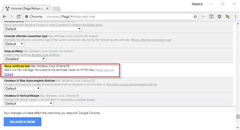 Configure Google Chrome to display certificates directly | LaptrinhX