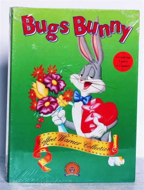 Coffret Mgm 2 Vhs Bugs Bunny Avec 2 Vidéos 1 Poster 1 Pins Sous