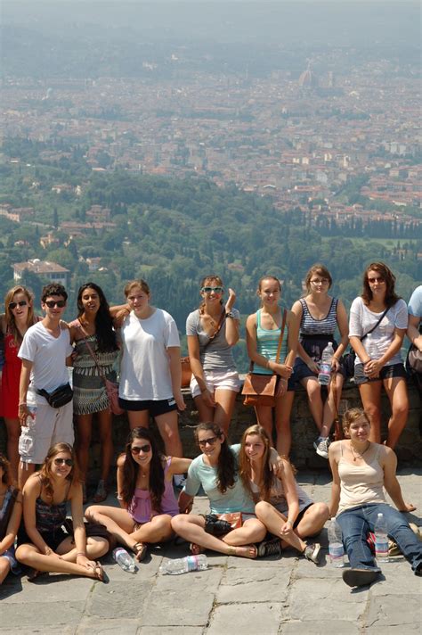 Florence Trip To Fiesole Group Posed Abbey Road Programs Flickr