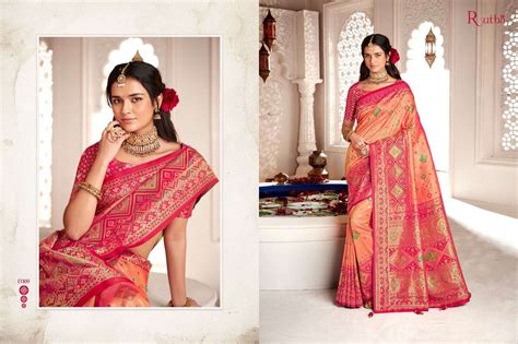 Rutba Vol 9 By Krishna Gokul Designer Silk Saree With Double Blouse