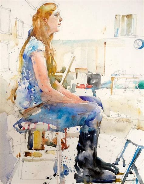 Watercolor Figurative Paintings By Charles Reid Art And Design