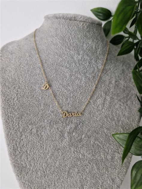 Necklace Name Gold Daria Be You Jewellery