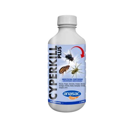 Insecticida Anasac Cyperkill Plus Envase L