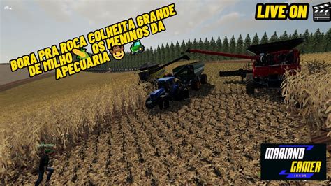 Atencao Live On Jogando Farming Simulator Mapa Top Fazenda Santa