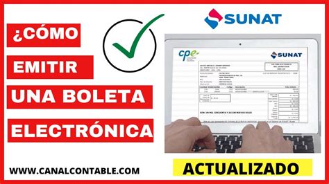 🔥como Emitir Una Boleta De Venta Electronica Sunat Correctamente Por