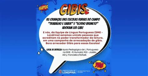 Campanha Da Rede Municipal Arrecada Gibis Para Escolas Rurais De