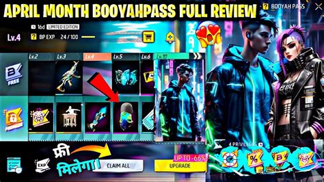 April Booyah Pass Free Fire 2024 April Month Booyah Pass Review New