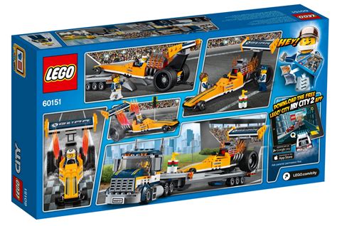 Buy Lego City Dragster Transporter 60151 At Mighty Ape Australia