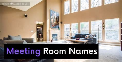 Meeting Room Names Ideas Suggestions In