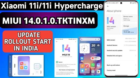 India Xiaomi I I Hypercharge Miui Tktinxm Update Rollout