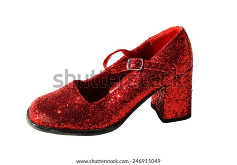 Genuine Ruby Red Slippers Isolated On Stock Photo Edit Now 246915049