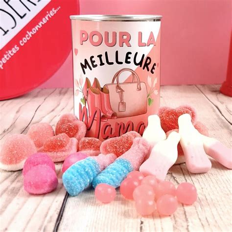 Bo Te De Conserve Remplie De Bonbons Anciens Meilleure Maman