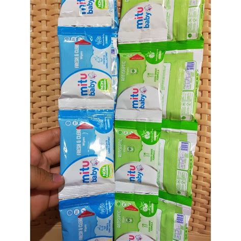 Jual Mitu Baby Wipes Perenceng Isi Bks Shopee Indonesia