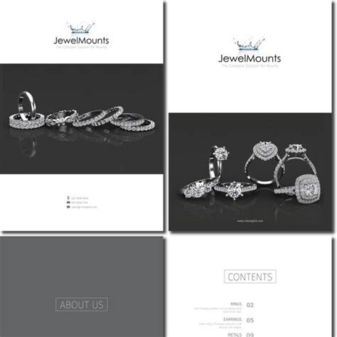 Jewellery Catalogue Brochure Contest Designbrochurewinningpicked