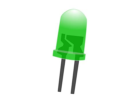 green led lamp  openclipart