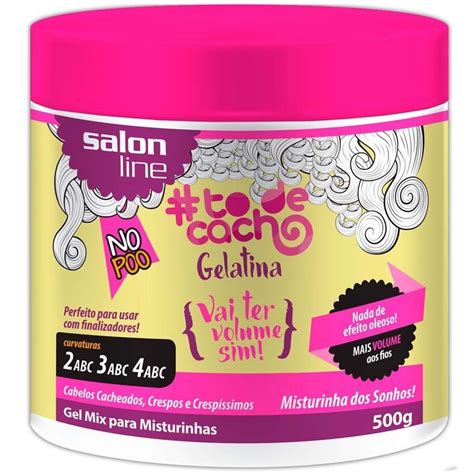 Comprar Gelatina Salon Line To De Cacho Vai Ter Volume Sim